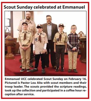 Scout Sunday February 16, 2020